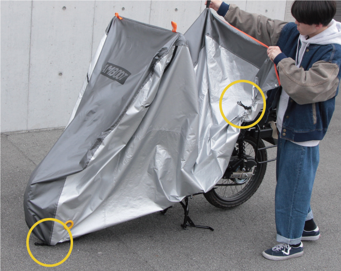 AMBOOTすぐかけられるバイクカバー QBC-L,QBC-2L,QBC-3L,QBC-L.BOX