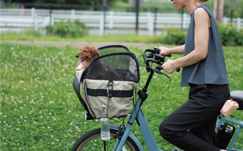 【マルチキャリーケース】小型犬など自転車のかごに入れられるバッグ！